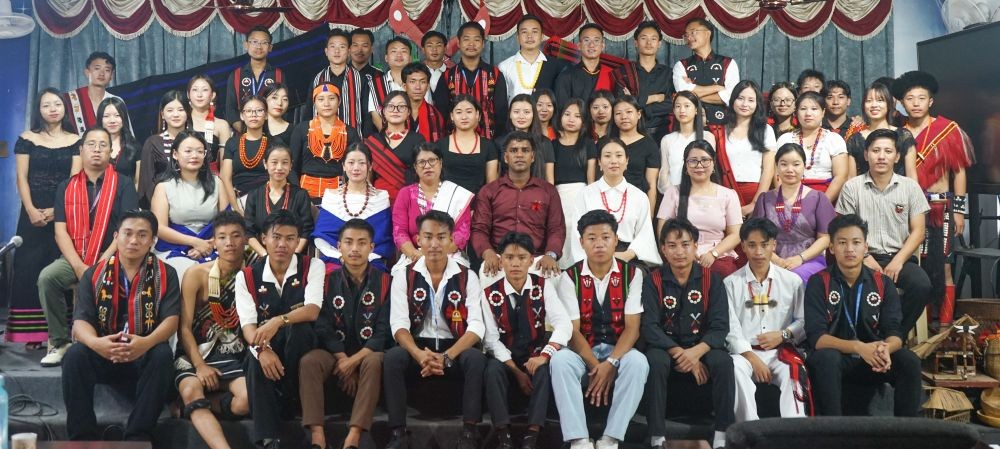 SJU students and faculty members pose for a group photo during the Cultural & Literary Day 2026 held on September 30.